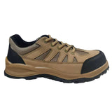 Fashion Outdoor Nubuck Leather Upper PU/Rubber Sole Steel Toe Safety Work Shoes