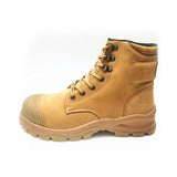 high zipper top Nubuck safety shoes