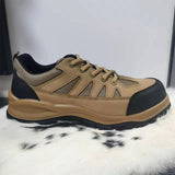 Fashion Outdoor Nubuck Leather Upper PU/Rubber Sole Steel Toe Safety Work Shoes